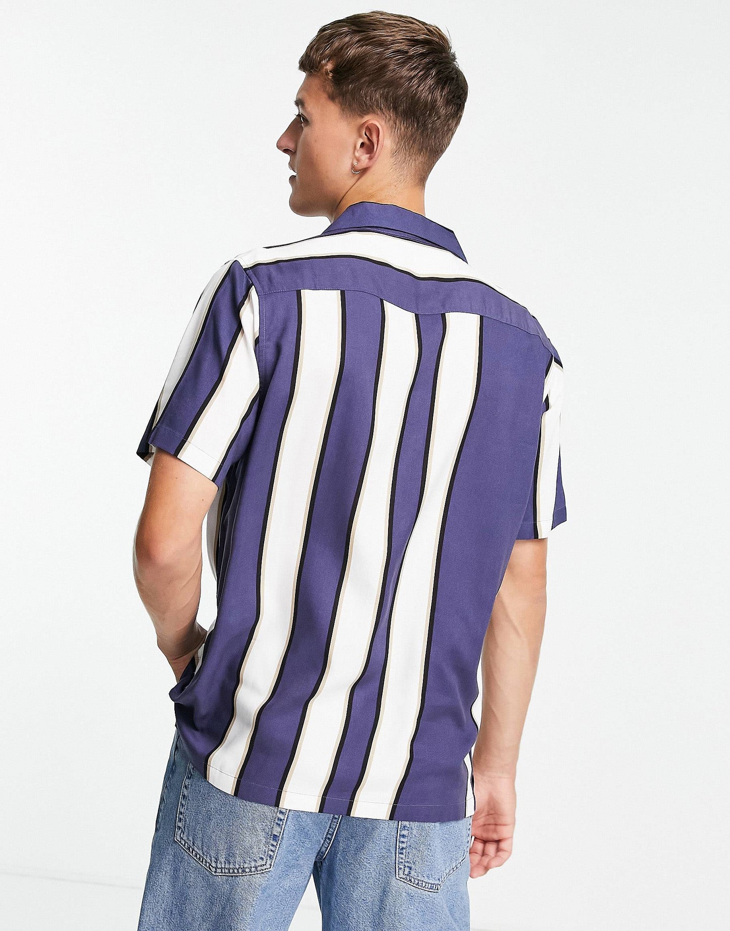 BLUE STRIPED SHIRT - MEN