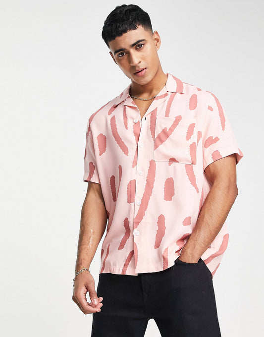 CLASSIC DESIGN PINK SHIRT - MEN