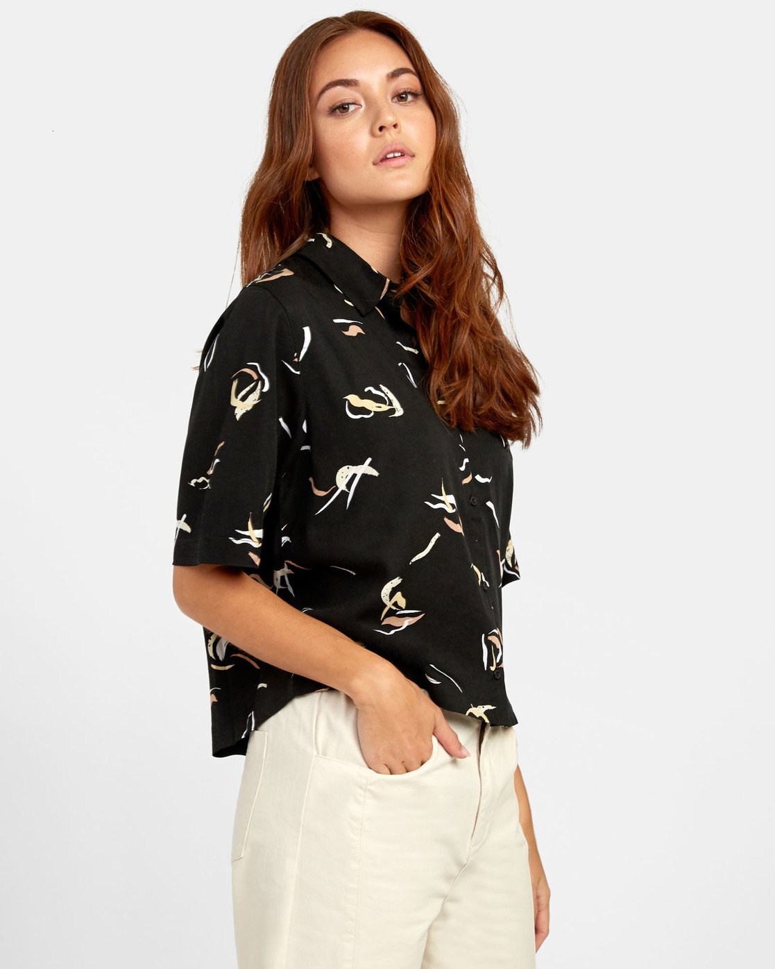 BLACK CLASSY SHIRT-WOMEN