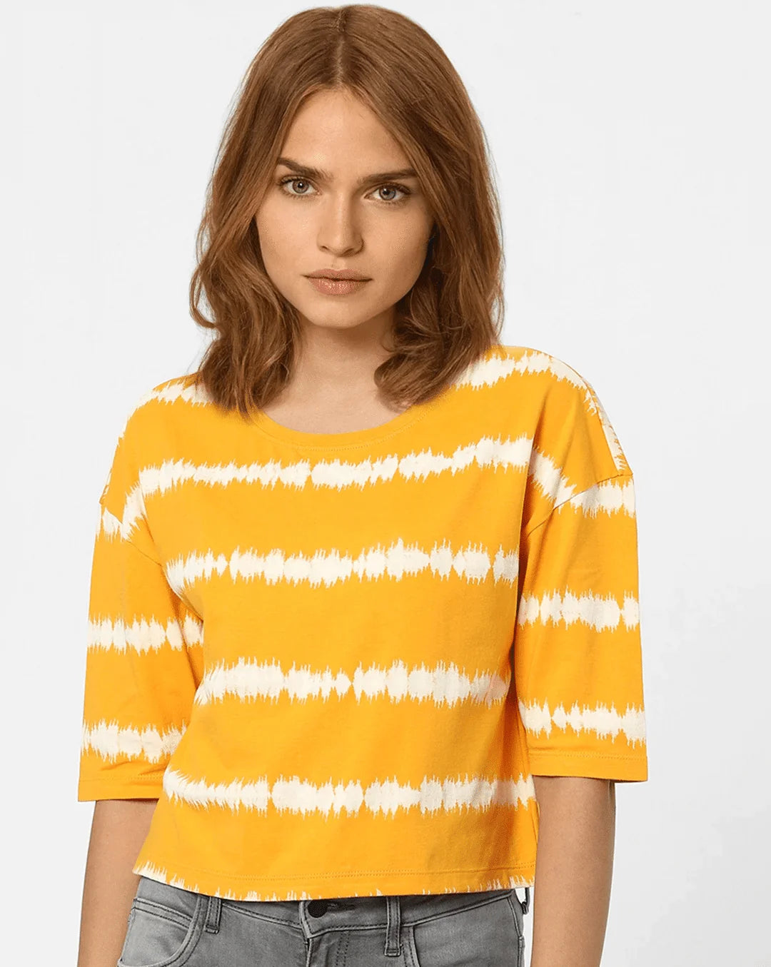 Yellow Classic T-Shirt For Women