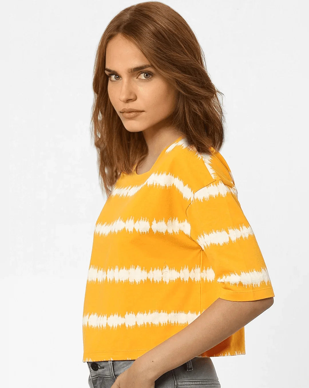 Yellow Classic T-Shirt For Women